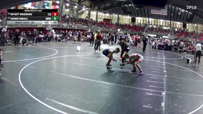 95 lbs Champ. Round 2 - Jaren Small, Kearney MatCats Wrestling Club vs Wyatt Massing, 2TG