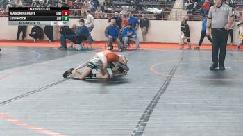 70_B lbs Round Of 32 - Mason Haught, Canon McMillan vs Levi Noce, Jefferson Morgan