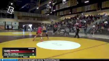 164-180 lbs Semifinal - Maliya Castillo, NexGen Regional Training Center vs Claire Hamilton, California
