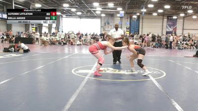 138 lbs Rr Rnd 2 - Autumn Littleton, Indiana Outlaws Purple vs Bella Andes, Become The Bull