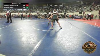 88 lbs Round Of 16 - Frankie Robertson, Hennessey Takedown Club vs Hunter Dong, Gracie Barra Westchase