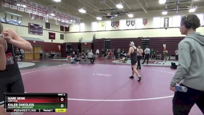 JV-25 lbs Quarterfinal - Gabe Senk, Linn-Mar vs Kaleb Dakolios, Assumption, Davenport
