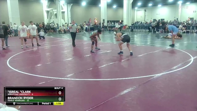 157 lbs Round 1 (10 Team) - Brandon Ryder, Venice Warriors vs *Isreal ...