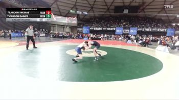 Boys 1B/2B 144 Champ. Round 1 - Carson Daines, Freeman vs Landon Thomas, Forks