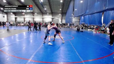 155 lbs Rr Rnd 1 - Abbigale Dudley, Immortals - HSG vs Kaitlyn Young, Curby Polar Bears - HSG