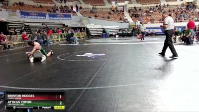 D2-144 lbs Cons. Round 1 - Atticus Comer, Canyon Del Oro vs Brinton Hodges, Campo Verde