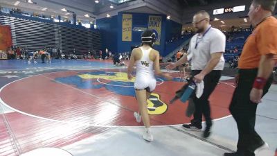 110 lbs Cons. Semi - Gabriella Conte, Hanover Park vs Gabby Giacone, Watchung Hills