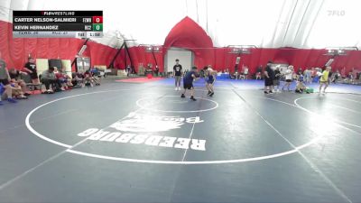 215 lbs Round 2 (8 Team) - Carter Nelson-Salmieri, FZ Wrestling Club B vs Kevin Hernandez, Rochester Century B