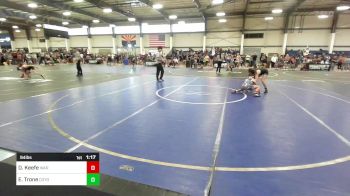 94 lbs Rr Rnd 1 - Dillin Keefe, WAR Wrestling Club vs Ellie Trone, Coyote WC