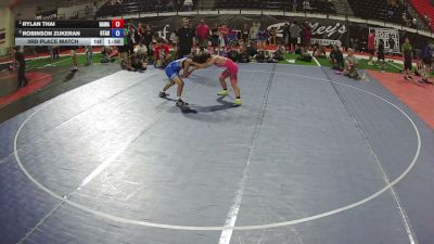 120 lbs 1st Place Match - Rylan Thai, Hawaii vs Robinson Zukeran, Utah