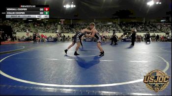 170 lbs Consi Of 8 #1 - Kendall Cooper, Chickasha Youth Wrestling vs Collin Cooper, Chickasha Youth Wrestling