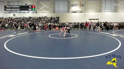 128 lbs Round 1 - Delila Denning, Club Not Listed vs Emma Moulton, Warrior Warehouse Wrestling