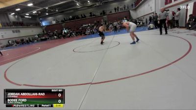 215 lbs Cons. Round 5 - Jordan Abdollahi-Rad, Coconino vs Bodee Ford, Yuma Catholic