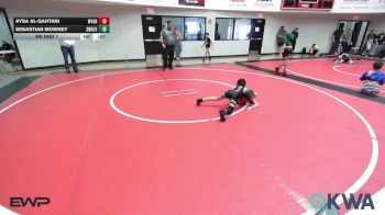 64 lbs Rr Rnd 1 - Aysa Al-Qahtani, Wyandotte Youth Wrestling vs Sebastian Mowrey, Spartan Wrestling Fort Smith