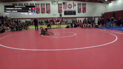 124 lbs Quarterfinal - Xiomara Gallego, Palomar College vs Haely Lemus, East Los Angeles College