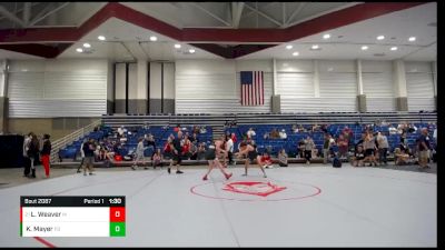 116 lbs Champ. Round 2 - Luke Weaver, Rossville vs Kestin Mayer, Michigan Premier Wrestling Club