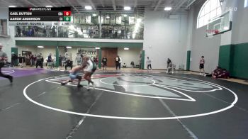 138 lbs Champ. Round 2 - Cael Dutton, Christian Brothers Academy vs Aaron Anderson, Cardinal Gibbons