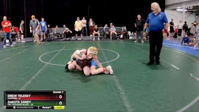 100 lbs Round 7 (8 Team) - Drew Telesky, Hammers vs Dakota Sandy, Mat Assassins Black