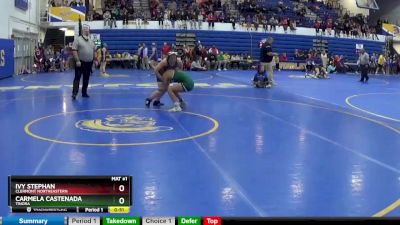 135 lbs Cons. Round 4 - Ivy Stephan, CLERMONT NORTHEASTERN vs Carmela Castenada, TINORA