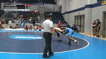 184 lbs Quarterfinal - Zahmier Baldwin, Allen vs Kyler Pickard, Belmont Abbey