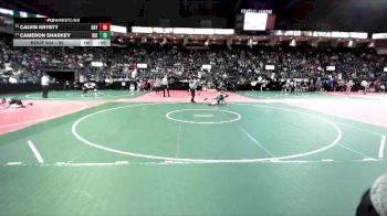 95 lbs Cons. Round 2 - Calvin Krysty, BAY2 vs Cameron Sharkey, RIKA