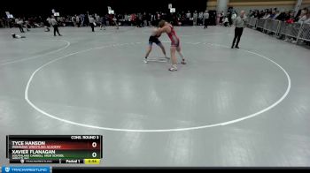 132 lbs Cons. Round 3 - Tyce Hanson, Ironhawk Wrestling Academy vs Xavier Flanagan, Southlake Carroll High School Wrestling