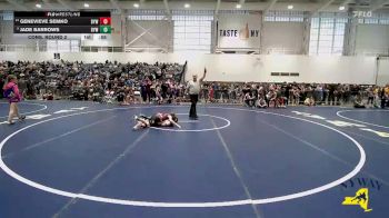 86 lbs Cons. Round 2 - Genevieve Semko, BH-BL Youth Wrestling vs Jade Barrows, Duanesburg-Schoharie Youth Wrestling