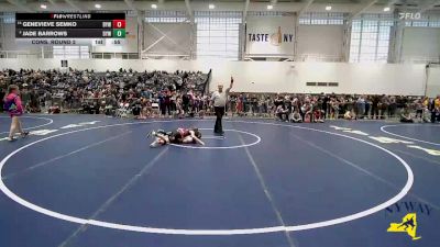 86 lbs Cons. Round 2 - Genevieve Semko, BH-BL Youth Wrestling vs Jade Barrows, Duanesburg-Schoharie Youth Wrestling