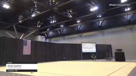 Nicole Spektor - Clubs, Fairland Gymnastics - 2021 USA Gymnastics Championships