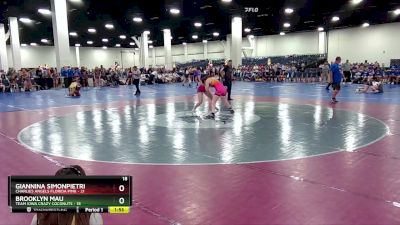 135 lbs Round 1 (8 Team) - Giannina Simonpietri, Charlies Angels Florida Pink vs Brooklyn Mau, Team Iowa Crazy Coconuts