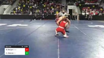 285 lbs Consolation - Ben Bergen, North Central College vs Kaleb Reeves, Coe College