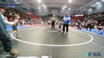 45 lbs Quarterfinal - Roston Martin, Berryhill Wrestling Club vs Caulyer Cassity, Barnsdall Youth Wrestling