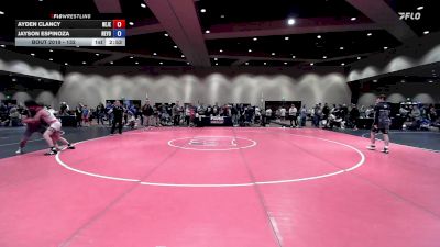 132 lbs Champ. Round 1 - Ayden Clancy, New Jersey vs Jayson Espinoza, New York