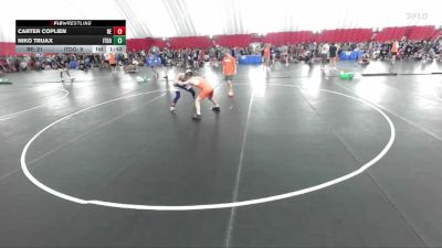 144 lbs Placement Matches (8 Team) - Niko Truax, Illinois Top Dawgs Orange vs Carter Coplien, Reedsburg