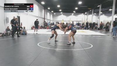 140 lbs Rr Rnd 2 - Isabela Da Costa, Daughters Of Zion - GK12E vs Saige McCleery, Mat Demon Girls Blue - GK12E