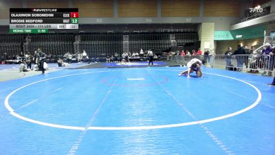 285 lbs Consi Of 8 #1 - Kort Wilkinson, Western Wyoming vs Mark Marin, Clackamas