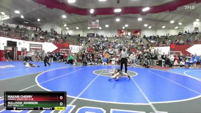 62 lbs Champ. Round 1 - Sullivan Johnson, East Noble TUF vs Makari Cherry, Prodigy Wrestling Club