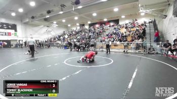 106 lbs Cons. Round 2 - Tommy Blackmon, Newbury Park vs Jorge Vargas, Westminster