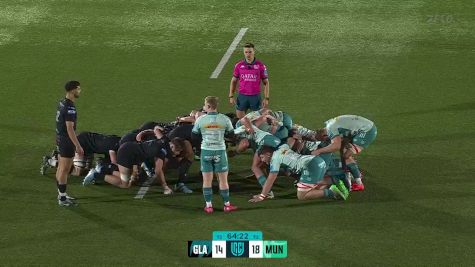 Sean O'Brien 2nd Try | Glasgow vs Munster