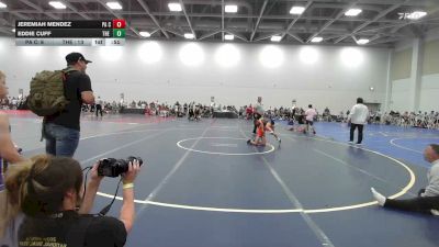 70 lbs Rr Rnd 3 - Jeremiah Mendez, PA Crusaders - EL vs Eddie Cuff, The Hunt WC Black - EL