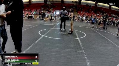 110 lbs Round 5 (8 Team) - Emma Mantei, Meridian Maniacs vs Caleb Everson, Warner Elite