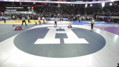 I-103 lbs Quarterfinal - Evan Gomez, Valley Central vs Santino Pascarella, Half Hollow Hills East
