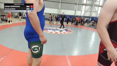 190 lbs Cons. Round 4 - Logan Armstrong, Wrestling Rhinos Wrestling Club vs Silas Klontz, NWWC