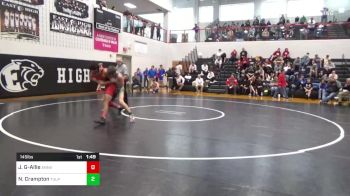 145 lbs Round Of 16 - Jahmar Gonzalez-Allie, Annville Cleona vs Nathan Crampton, Tulpehocken