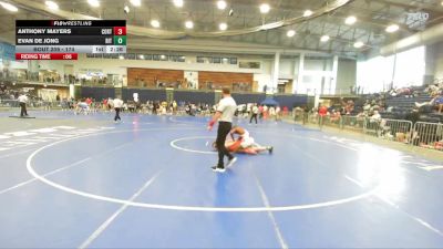 174 lbs Champ. Round 2 - Evan De Jong, RIT vs Anthony Mayers, Cortland