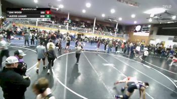 126 lbs Cons. Round 3 - Alexis Lujano, Hermiston vs Zak Wood, Sandpoint