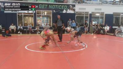 128 lbs Rr Rnd 3 - Christian Garcia, VHW Red - HSC vs Kier Baldevarona, Northeast Elites Black - HSC