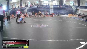 70 lbs Finals (8 Team) - Fletcher Headley, Mat Rats vs Elliott Harris, Alabama Elite