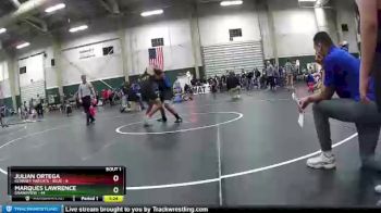 160 lbs Finals (2 Team) - Julian Ortega, Kearney Matcats - Blue vs Marques Lawrence, Grandview