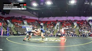 132 lbs Semifinals (8 Team) - Vincent Stamm, Lakewood HS vs Kersten McClelland, Yale HS